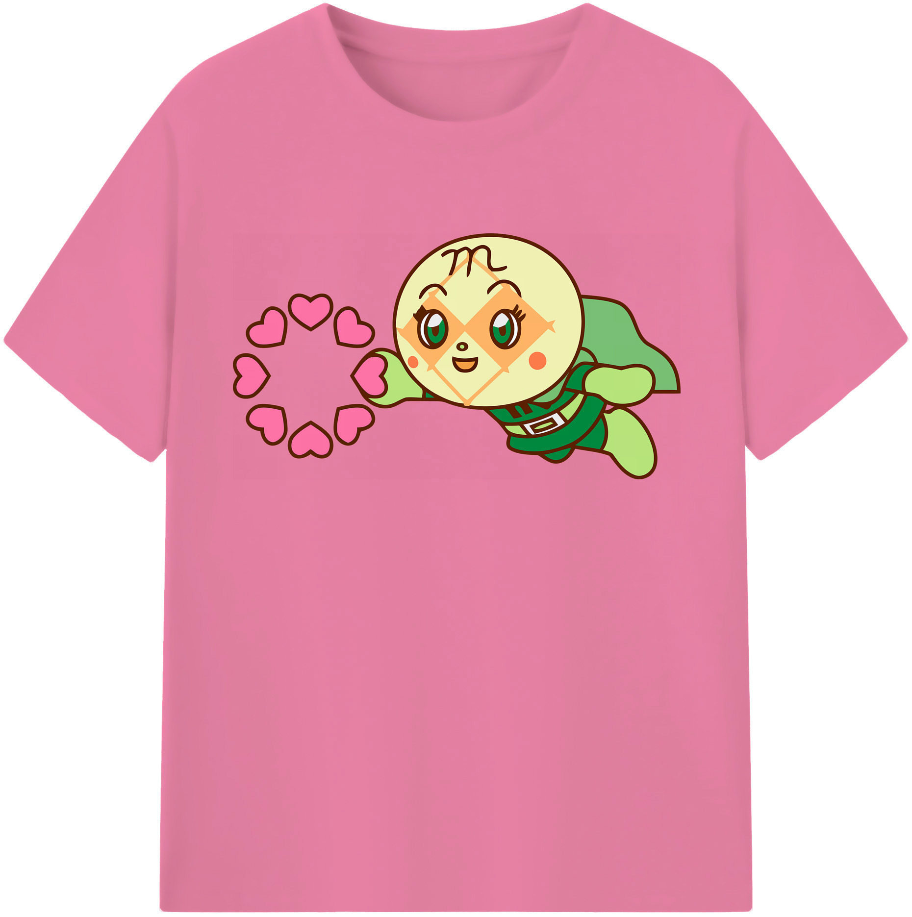 （画像用） アンパンマン Anpanman 綿100％半袖Tシャツ（フロントプリント）